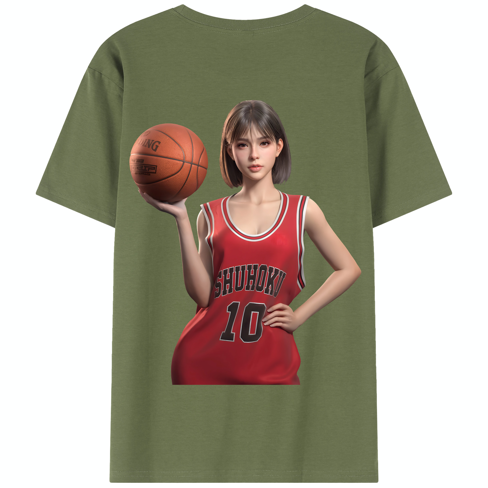 SLAM DUNK／スラムダンク 綿100％半袖Tシャツ（背面プリント）